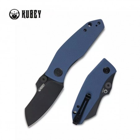Nóż Kubey Knife Monsterdog Denim Blue G10, Darkwashed 14C28N by Dmitry Osarenko (KU337B)
