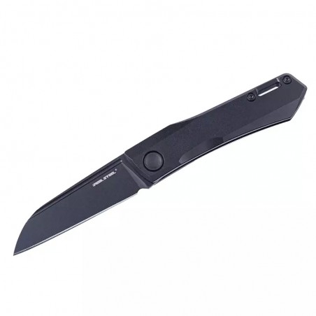 Nóż Real Steel Solis Black Titanium, Blackwash N690 by Poltergeist Work (7063B)