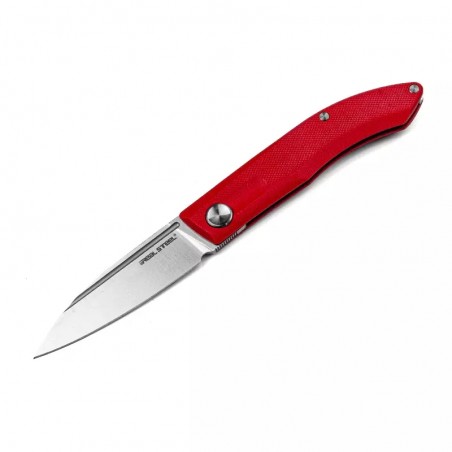 Nóż Real Steel Stella Red G10, Satin VG-10 by Poltergeist Works (7058)