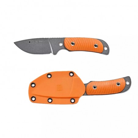 Nóż Real Steel Hunter 165 Orange G10, Stonewashed 12C27 (3532)