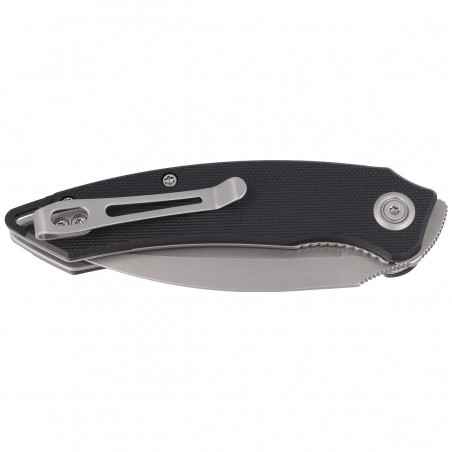 Nóż Kubey Knife Leaf Black G10, Bead Blasted AUS-10 by Tiguass (KU333A) Nóż Kubey Knife Leaf Black G10, Bead Blasted AUS-10 by Tiguass (KU333A)