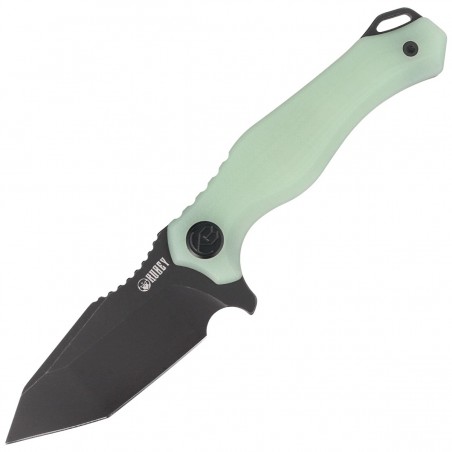 Nóż Kubey Knife Golf Jade G10, Blackwashed AUS-10 (KU230D)