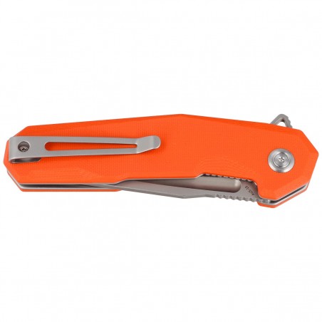 Nóż Kubey Carve Orange G10, Bead Blasted AUS-10 (KB237I)
