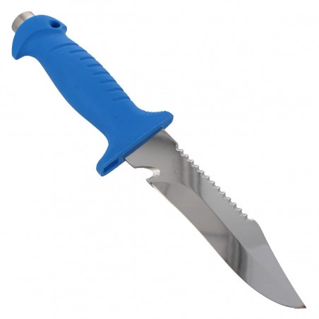 Nóż nurkowy MAC Coltellerie 140mm (SQUALO 15 MR BLUE)