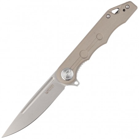 Nóż Kubey Knife Mizo Tan G10, Bead Blast AUS-10 by Tiguass (KU312H)