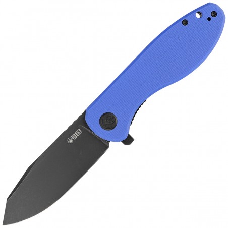 Nóż Kubey Knife Master Chief Blue G10, Blackwashed AUS-10 by Keanu Alfaro (KU358G)