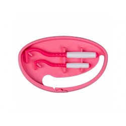 Kleszczołapki Tick Twister Clipbox z brelokiem, różowe 2...