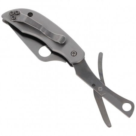Nóż wielofunkcyjny Spyderco ClipiTool Scissors Plain (C169P)