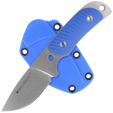 Nóż Real Steel Hunter 165 Blue G10, Stonewashed 12C27 (3534)