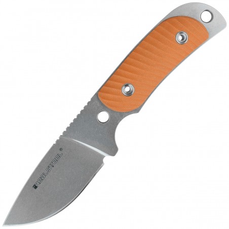 Nóż Real Steel Hunter 165 Orange G10, Stonewashed 12C27 (3532)