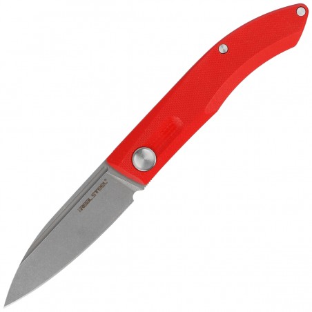 Nóż Real Steel Stella Red G10, Greywash VG-10 by Poltergeist Works (7053)