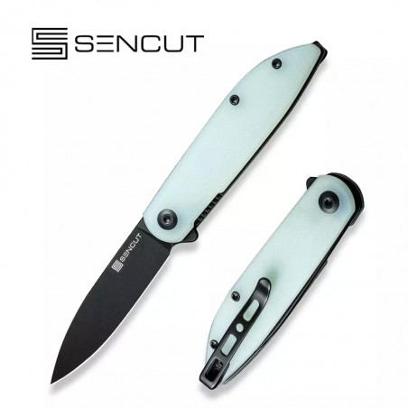 Nóż Sencut Bocll II Natural G10, Black Stonewashed D2 by Brad Zinker (S22019-2)