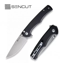Nóż Sencut Crowley Black G10, Satin D2 (S21012-4)