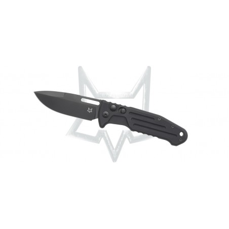 Nóż automatyczny FOX New Smarty Black Aluminium, PVD N690Co by Stefano De Lorenzi (FX-503SP B)