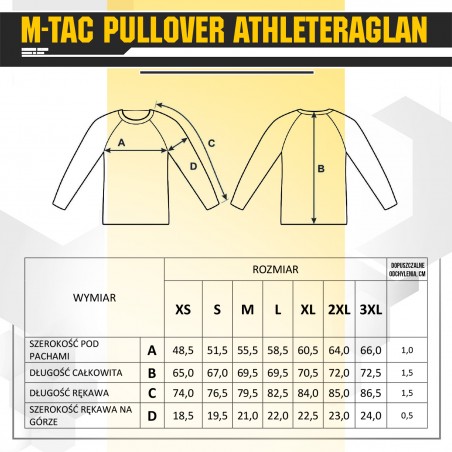 M-Tac bluza raglanowa Athlete