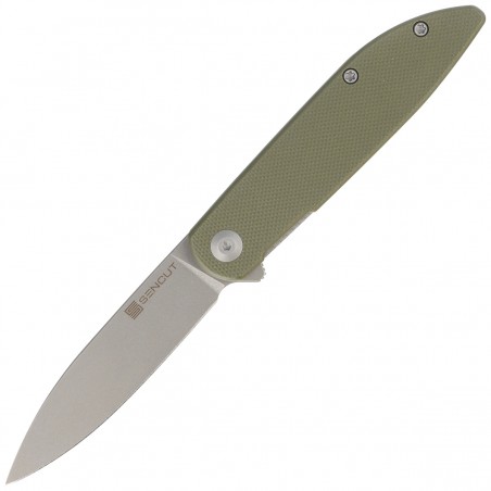 Nóż Sencut Bocll II OD Green G10, Gray Stonewashed D2 by Brad Zinker (S22019-4)