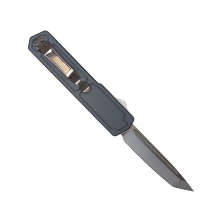 Nóż automatyczny TacKnives TK Pro OTF Vigor V2 Carbon Fiber / Grey Aluminum, Satin 154CM