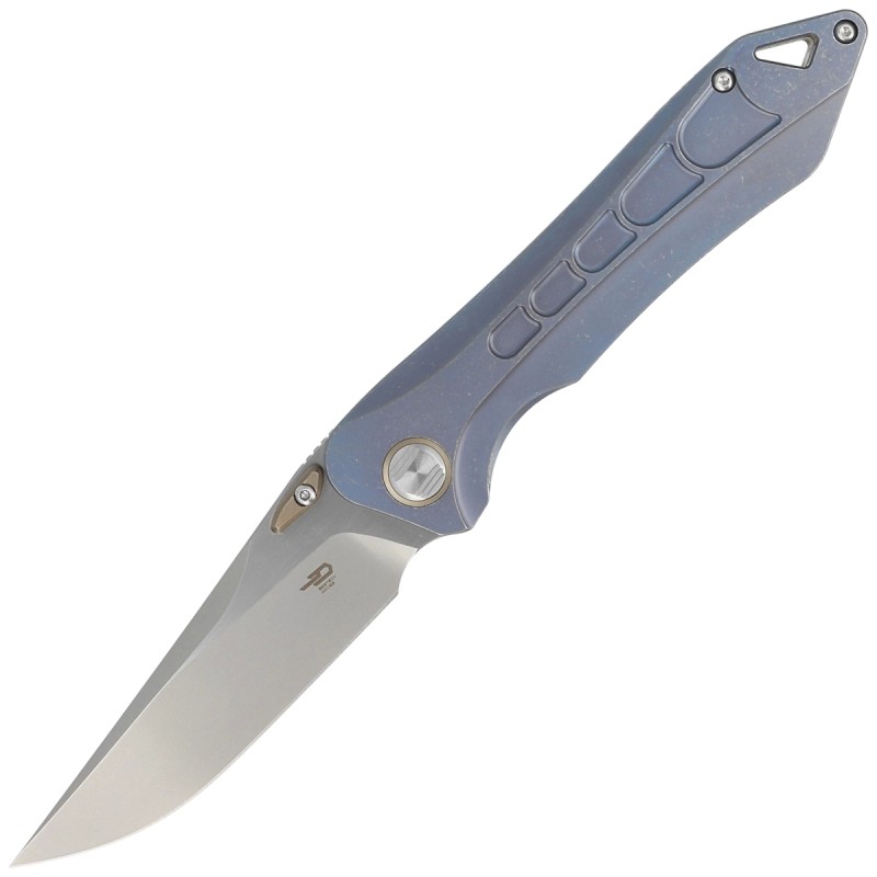 Nóż Bestech Supersonic Blue Titanium, Stonewashed / Satin CPM S35VN (BT1908B)