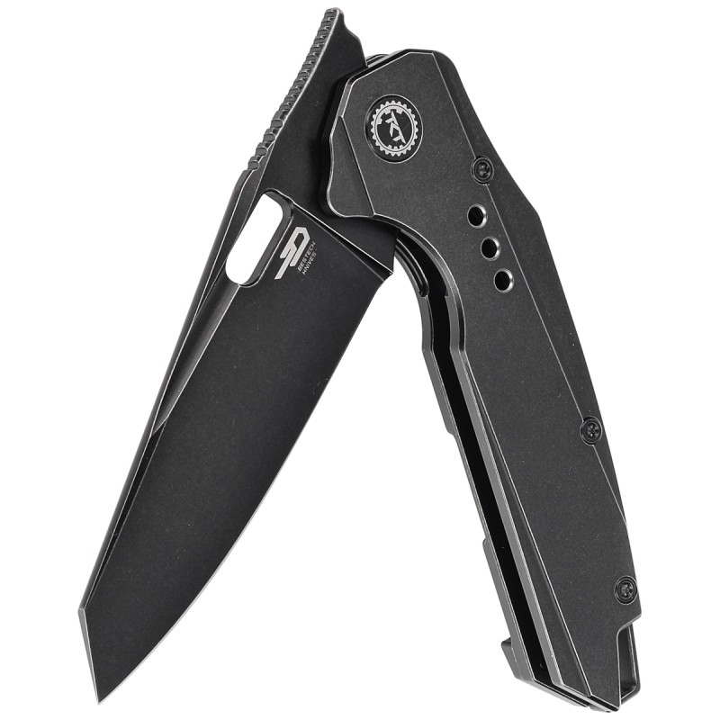 Nóż Bestech Nyxie Black Titanium, Black Stonewasched CPM S35VN by Todd Knife and Tool (BT2209B)