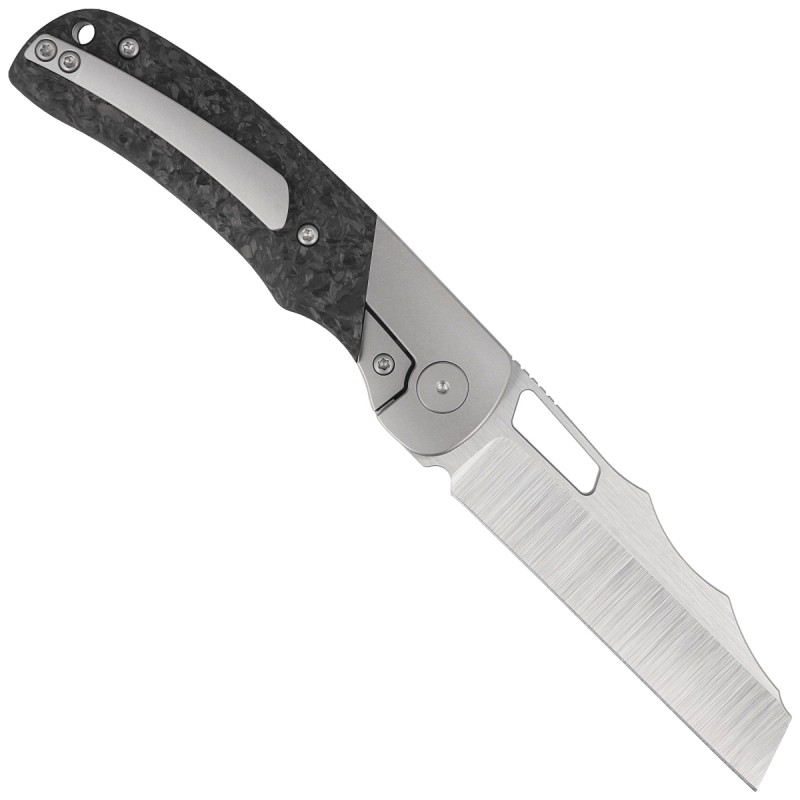 Nóż Bestech Syn Titanium / Marble Carbon Fiber, Hand Rubbed Satin Elmax by Evolved EDC (BT2306A)