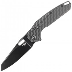 Nóż Bestech Nyxie Black Titanium / Carbon Fiber, Black Stonewashed CPM S35VN by Todd Knife and Tool (BT2209D)
