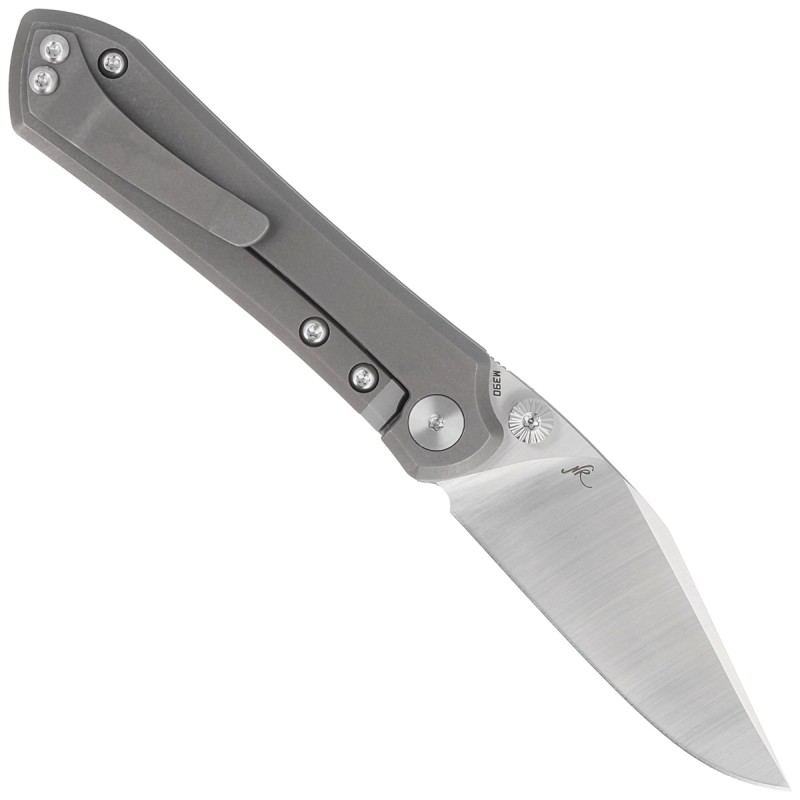 Nóż Bestech Icarus Dark Stonewash Titanium, Satin M390 by Nick Rogers (BT2302C)