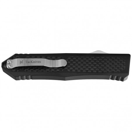 Nóż automatyczny TacKnives TK Pro OTF Barracuda Double Edge Carbon Fiber / Aluminium, Satin D2