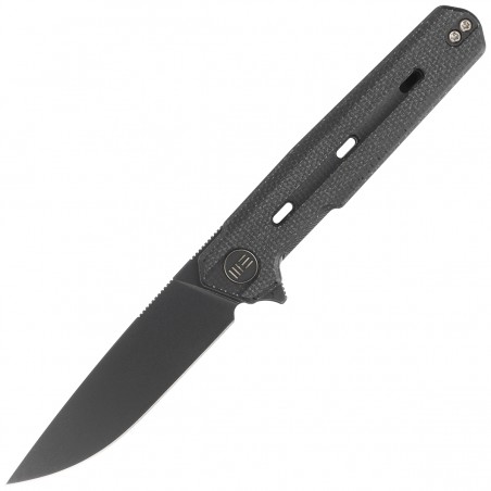 Nóż WE Knife Navo Black Canvas Micarta, Black Stonewashed CPM 20CV by Ostap Hel (WE22026-1)