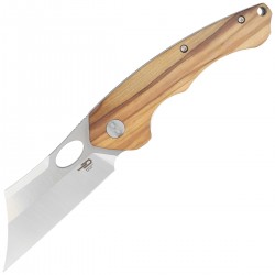 Nóż Bestech Skirmish Natural Olivewood, Satin 154CM (BL06B)