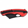 Nóż Bestech Skirmish Red / Black G10, Black Stonewashed D2 (BG44D)