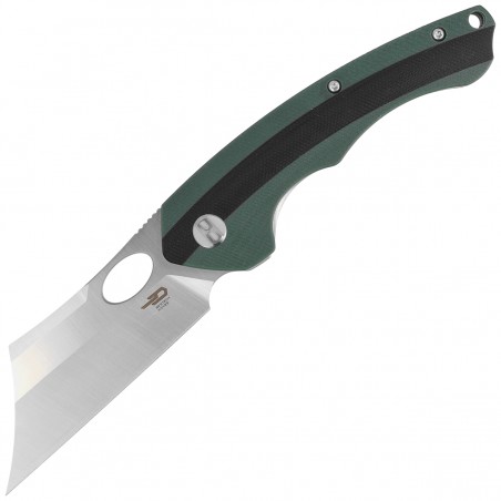 Nóż Bestech Skirmish Green / Black G10, Satin D2 (BG44A)