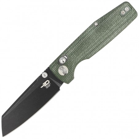 Nóż Bestech Slasher Green Micarta, Black Stonewashed D2 (BG43B-2)