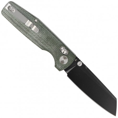 Nóż Bestech Slasher Green Micarta, Black Stonewashed D2 (BG43B-2)