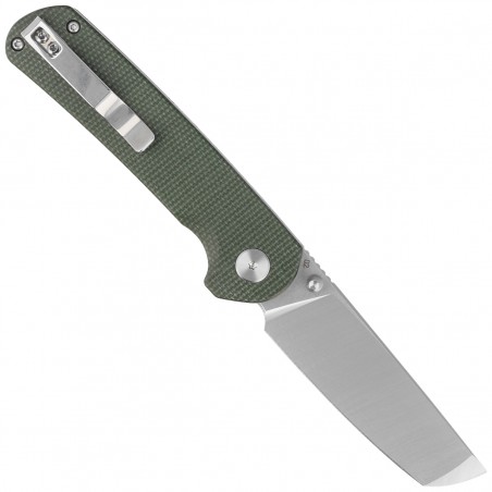 Nóż Bestech Sledgehammer Green Micarta, Satin / Stonewashed D2 (BG31B-1)