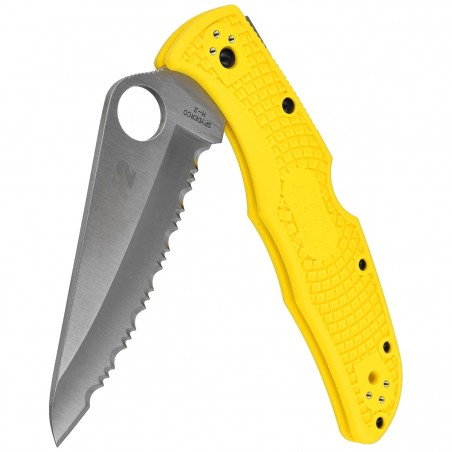 Nóż Spyderco Pacific Salt 2 FRN Yellow, Spyder H2 (C91SYL2)