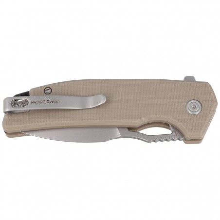 Nóż Kubey Knife RDF Tan G10, Bead Blasted AUS-10 by HYDRA Design (KU316D) Nóż Kubey Knife RDF Tan G10, Bead Blasted AUS-10 by HYDRA Design (KU316D)