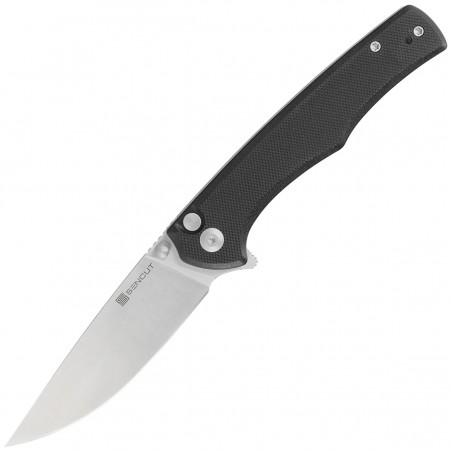 Nóż Sencut Crowley Black G10, Satin D2 (S21012-4)