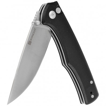 Nóż Sencut Crowley Black G10, Satin D2 (S21012-4)