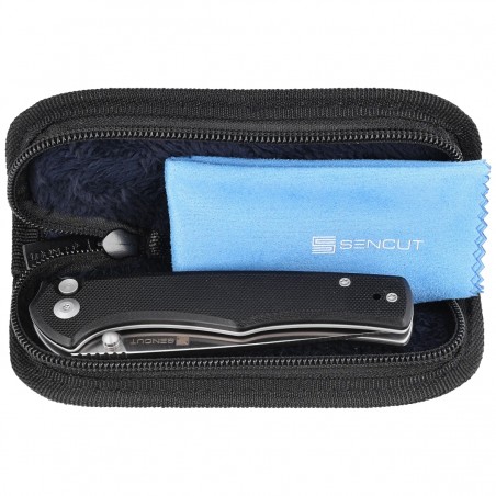 Nóż Sencut Crowley Black G10, Satin D2 (S21012-4)