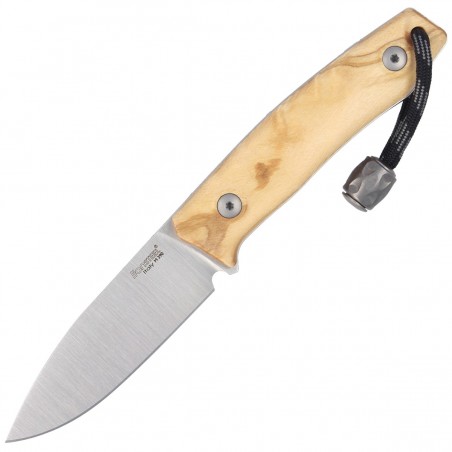 Nóż LionSteel Bushcraft Olive Wood, Satin Blade (M1 UL)