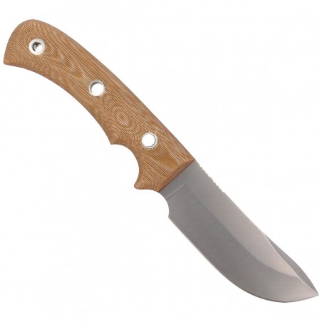 Nóż Muela Full Tang Bushcraft Desert Canvas Micarta, Satin 1.4116 (ABORIGEN-12D)