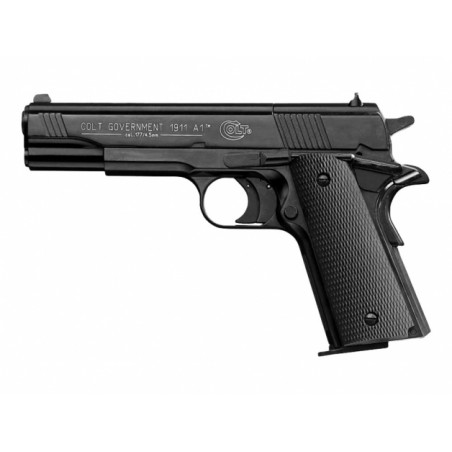   Pistolet wiatrówka Colt Government 1911 A1 czarny 4,5 mm Diabolo CO2 - 1 - Pistolety Co2