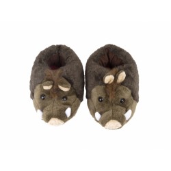 Kapcie Dzik Nature De Brenne pluszowe
