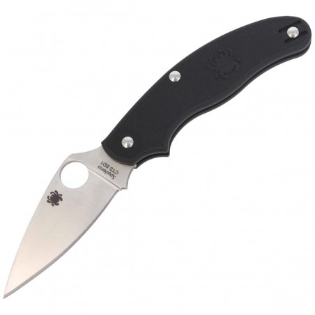 Nóż składany Spyderco UK Penknife FRN Black Leaf Shape Plain (C94PBK)