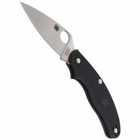 Nóż składany Spyderco UK Penknife FRN Black Leaf Shape Plain (C94PBK)