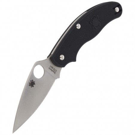 Nóż składany Spyderco UK Penknife FRN Black Leaf Shape Plain (C94PBK)