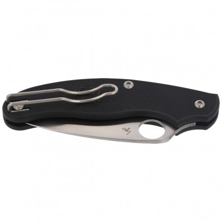 Nóż składany Spyderco UK Penknife FRN Black Leaf Shape Plain (C94PBK)