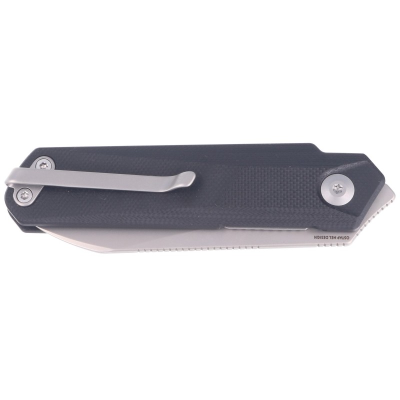 Nóż składany Civivi Ki-V Plus G10 Black, Silver Bead Blasted Nitro-V by Ostap Hel (C20005B-1)