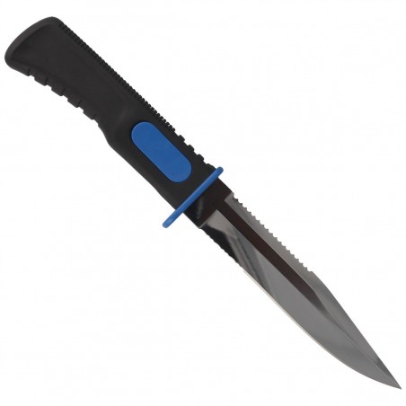 Nóż nurkowy Muela Black-Blue 140mm (SUB-14.3)