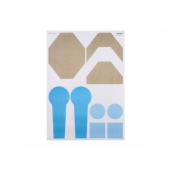 Tarcza strzelecka IPSC trening 2 - pakiet 50 szt.